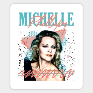 Michelle Phillips Fan Art Retro Design // Vintage Magnet